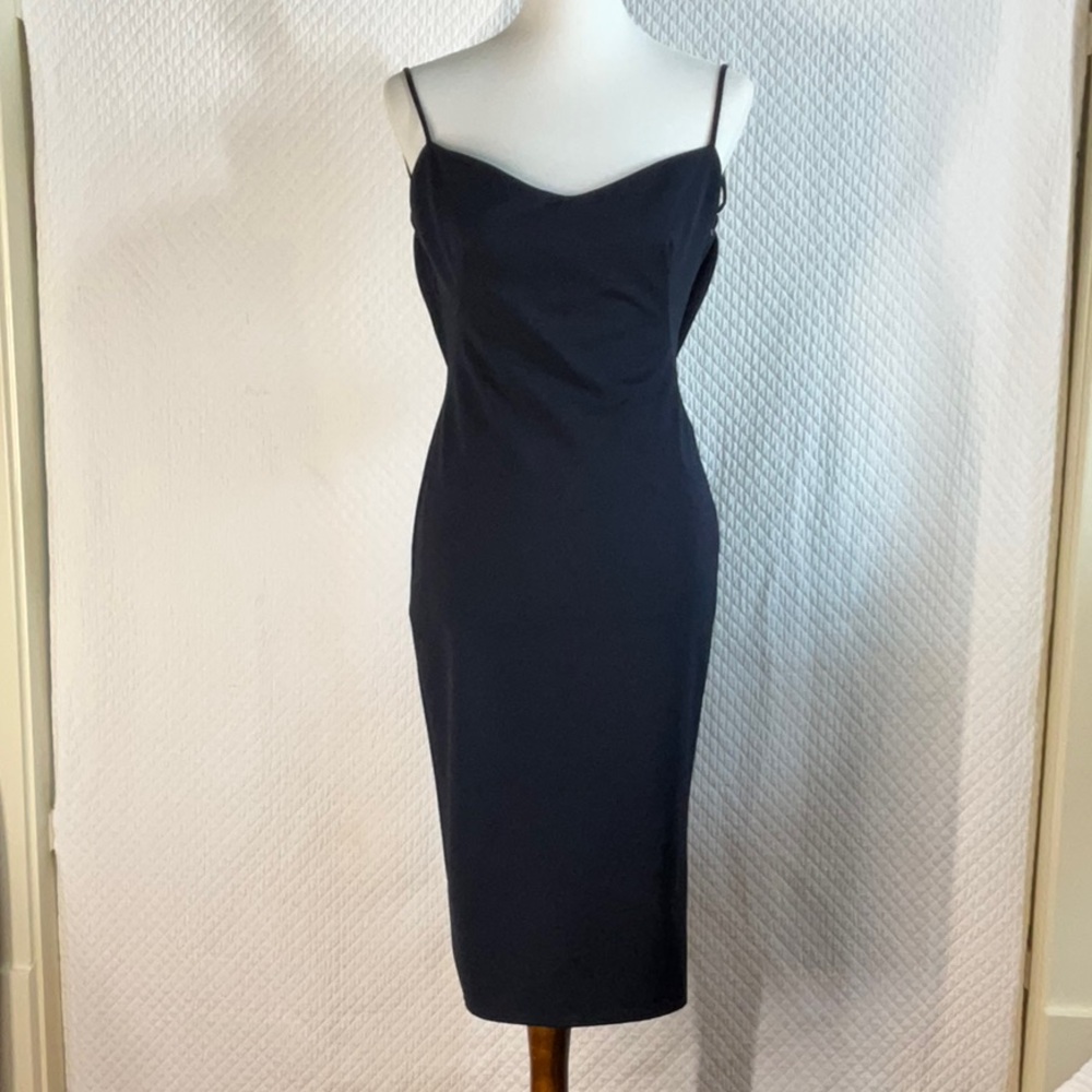 Katie May Pretty Bird Dress in Navy Blue Medium
